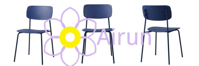 Dining Room Furniture Modern Cheap Wholesale Mono Block Seat Heavy Duty Ergonom Plastic Chair with Steel Leg