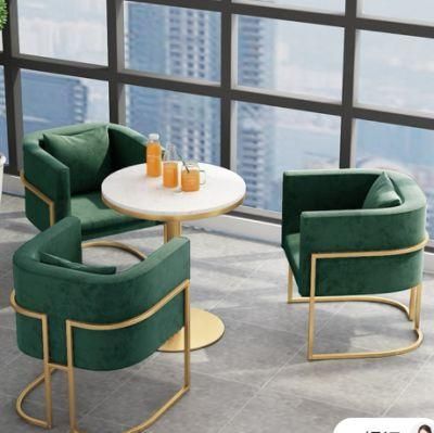 Hot Color Gold Pink Green Beige Crushed Velvet Fabric Dining Chairs