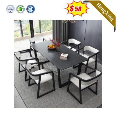 2021 New Design Factory Price Modern Home Kitchen Furniture Chair Table Sets Wooden Melamine Dining Tables