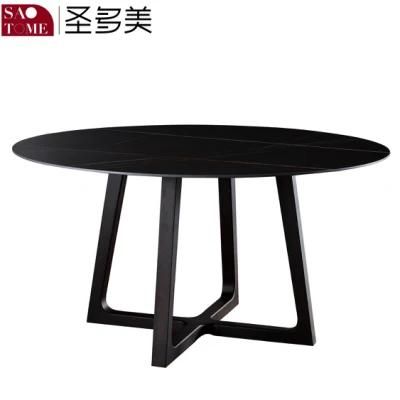 Round Dining Table for Modern Fashionable Family Restaurant