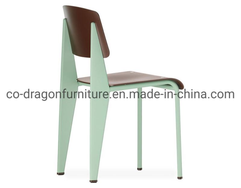 Wholesale Furniture Steel Restaurant Chair with Wood for Dining Furniture