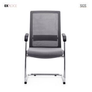 6208d-1 White Frame Low Back Ergonomic Mesh Chair Visitor Guest Staff Chair Adjustable Office Furniture Chair