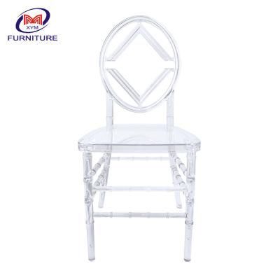 Xinyimei Furniture New Style Banquet Hotel Resin Transparent Sillas Tiffany Chair