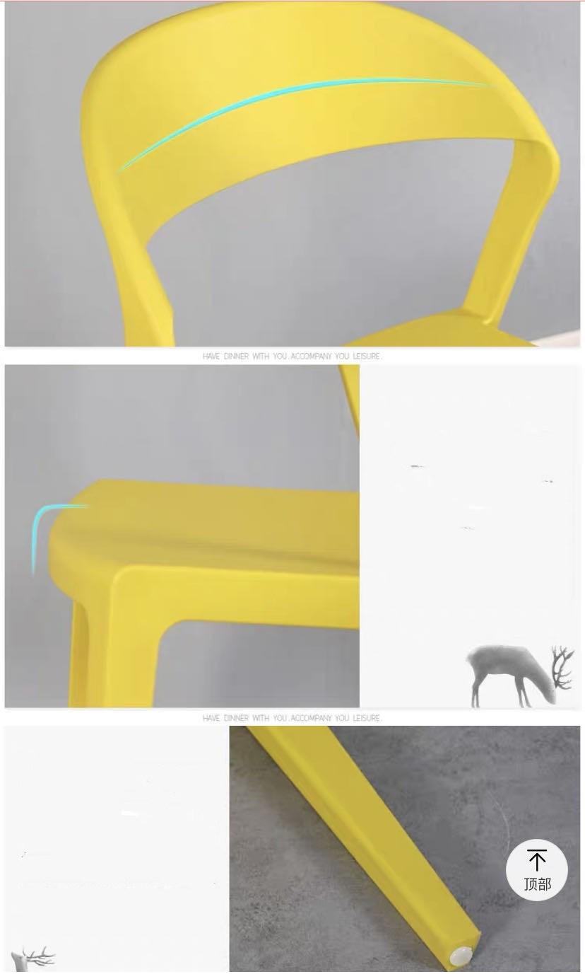 Simple Stackable Cheap Restaurant Hotel Home Furniture Plastic Dining Chair