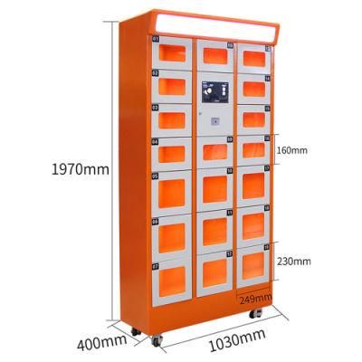Clean and Hygienic Smart Food Storage Locker Contactless Food Delivery Locker