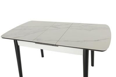 Customized Modern Rock Slab Adjustable Dining Table