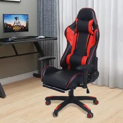 Wholesale Cheap High Quality PU Leather Nylon Base Gas Lift Rotatable Rotating Height Adjustable Silla Computer Racing Gaming Chair