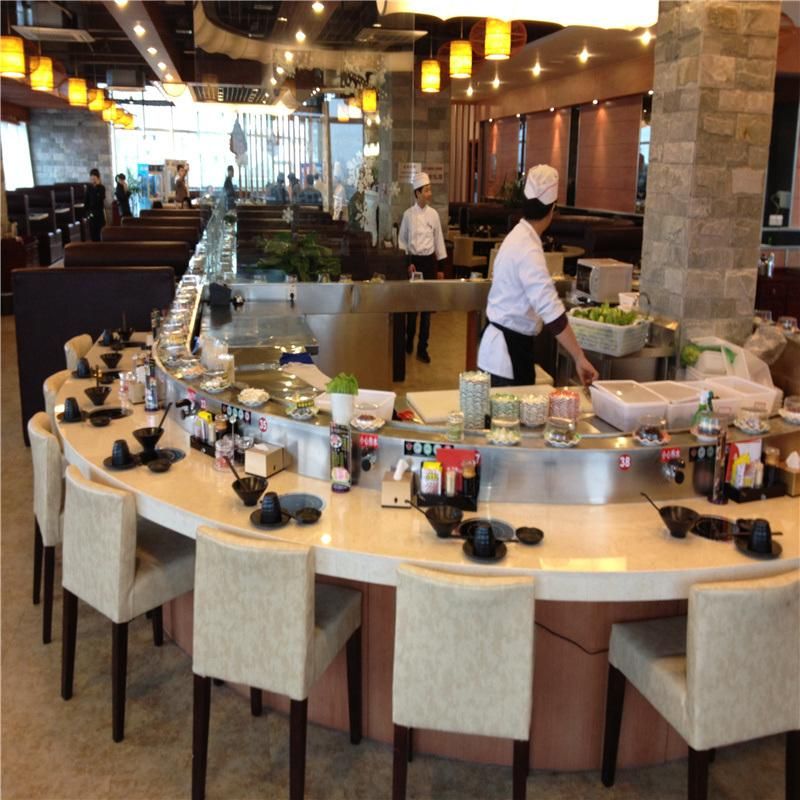 Sushi Conveyor Sushi Dining Table Rotary Conveyor Dining Table Hot Pot Dining Table