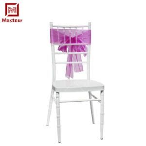 China Manufacturer Wholesale Popular Tiffany Wedding Stacking Chiavari Chair