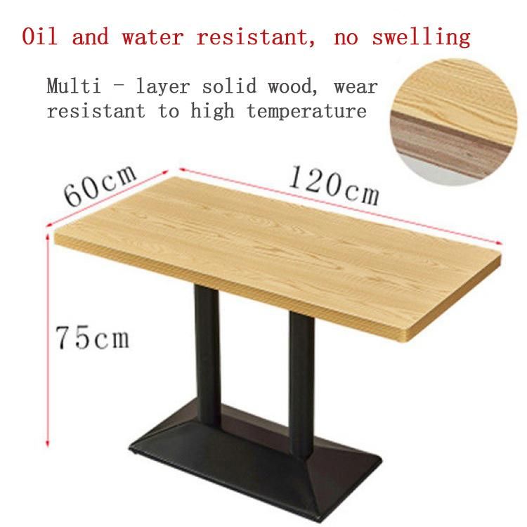 Portable Vintage Hotel Bar Chic Dining Room Tables High Quality Leisure Table Can Be Customized