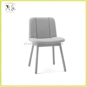 Modern Design Ins Luxury Grey Fabric Upholstery Dining Chair