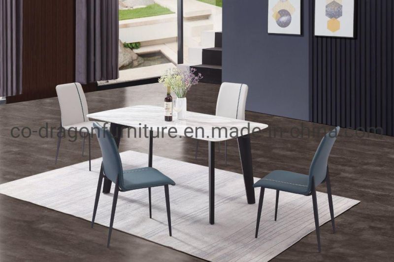 Modern Furniture 6 Seats Rectangle Dining Table for Home Furniture