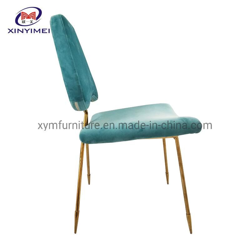 European Style Fashion Design Event Party Stainless Steel Frame Dining Chair