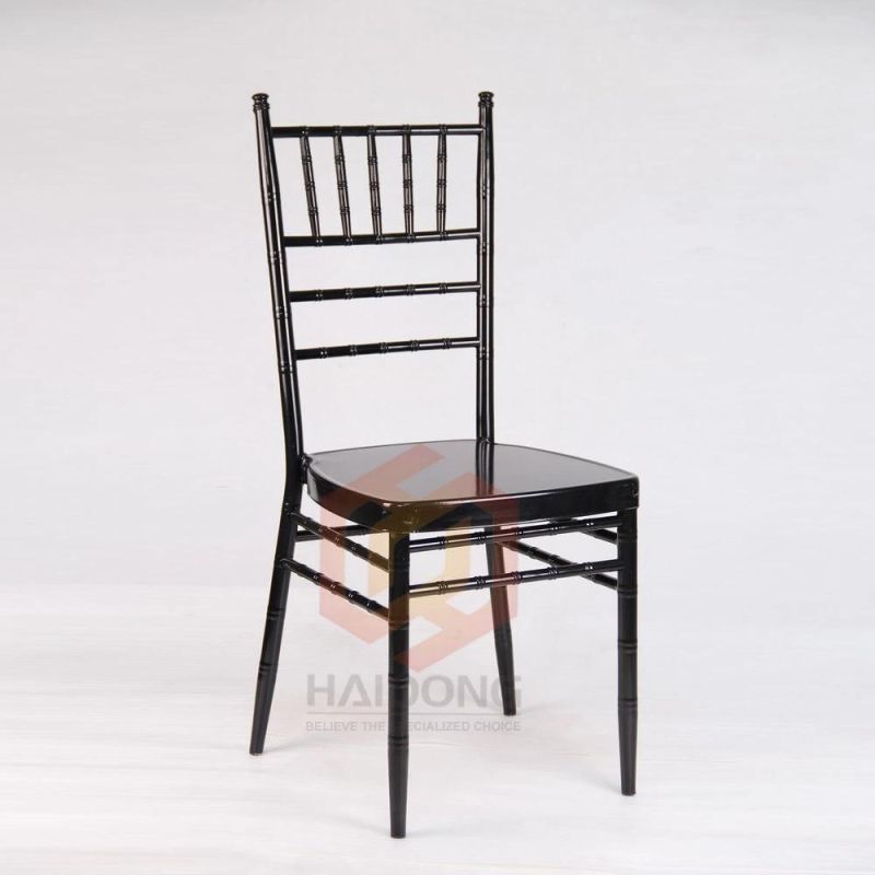 Wholesale Silver Color Aluminium Chiavari Banquet Dining Chairs