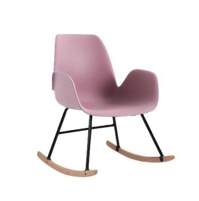 High Quality Sale Wood Patchwork Rocking Sofa Living Room Fabric Modern Patio Rocking Chair