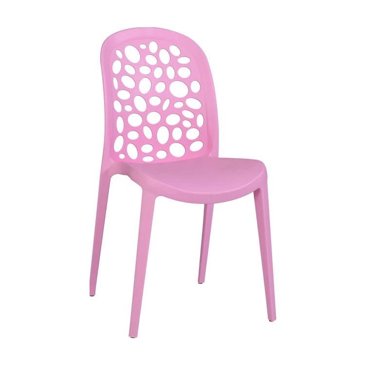 Factory Price Outdoor Chair Hotel Modern Colorful Restaurant Stackable PP Dining Plastic Chairs for Sale