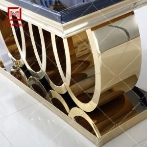 New Design Stainless Steel Dining Table for Wedding