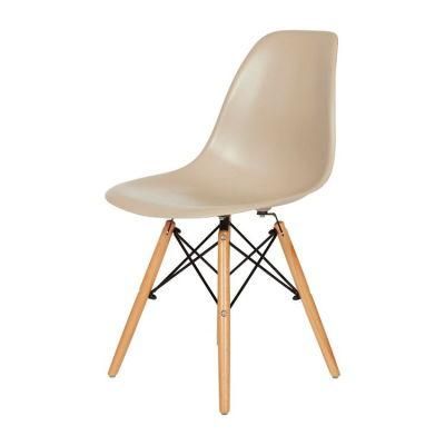 Wholesale Modern Design PP Restaurant Living Room Dining Plastic Beech Legs Chair