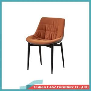 Hotel Dining Room Furniture Living Room Curved Board Frame with Comfortable Upholstered Dining Chair