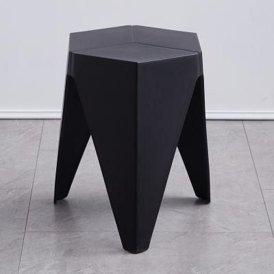 Modern Home Plstic Sample Design Stool Chair for Outdoor or Indoor