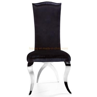 Modern Black Velvet Chair Hotel Royal Queen Antique Wedding King Throne Metal Gold Chair