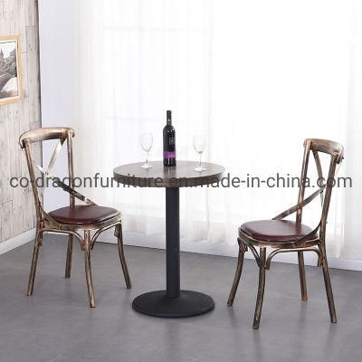 Modern Contracted Metal Iron Dining Chair for Home Furniture