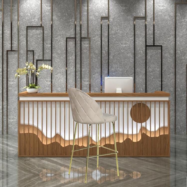 Design Industrial Bar Comfortable Velvet Bar Chair