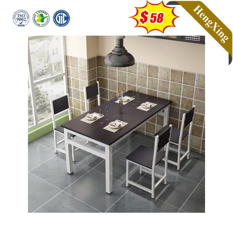 Hot Sell Wooden Melamine MDF Restaurant Home Furniture Dining Table Sets