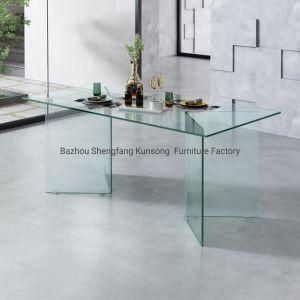 Hot Bent Glass Dining Table