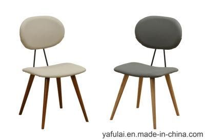 Wood Design PU Metal Frame Dining Chair