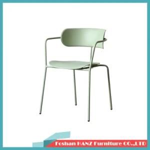 Modern Simple Designer Restaurant Plastic Metal Leg Chair