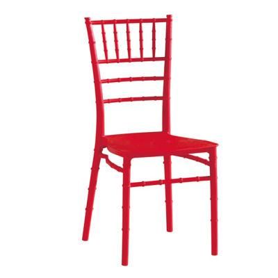 Factory Stackable Plastic Hotel Restaurant Wedding Banquet Chiavari Dining Chair