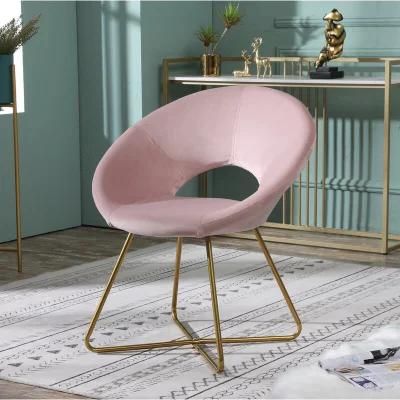 Comfortable Scandinavian Style Luxury Restaurant Furniture Lobby Fabric Velvet Dining Hotel Arm Dining Chairs