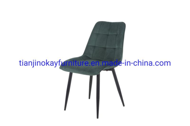 New Design Luxury Dinning Room Furniture Restaurant Modern Black PU Synthetic Leather Sillas Dining Chair