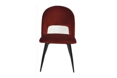 Factory Wholesale Custom Flannel Red Chair