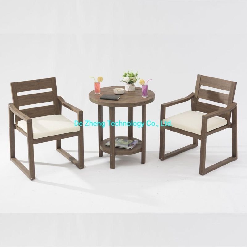 New Products Outdoor Patio Wooden Teak Garden Restaurant Dining Table Set