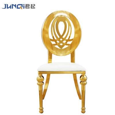 Furniture Commercial Banquet Dining Golden Stainless Steel Hotel Chair