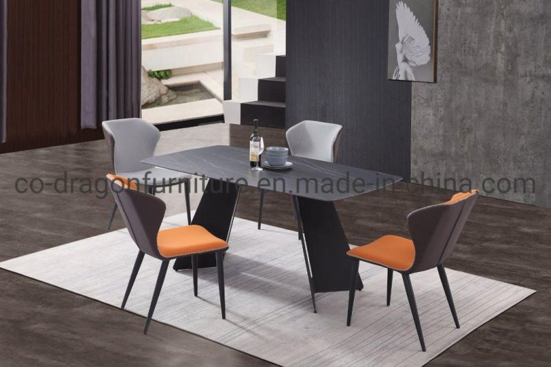 Butterfly Legs Dining Table with Marble Top for Modern Furniture
