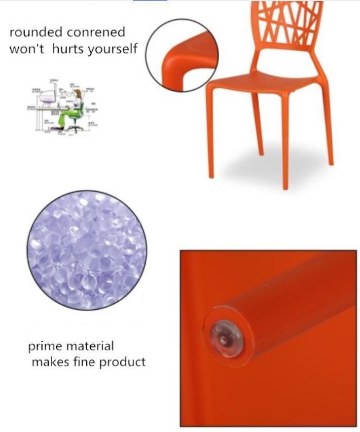 Wholesale Outdoor Garden Comfortable Stackable Furniture Modern Plastic Chair