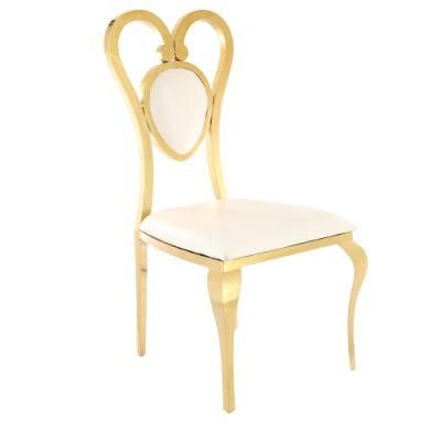 Wedding Heart Back China Supplier Good Reputation Tiffany Throne Dining Chairs