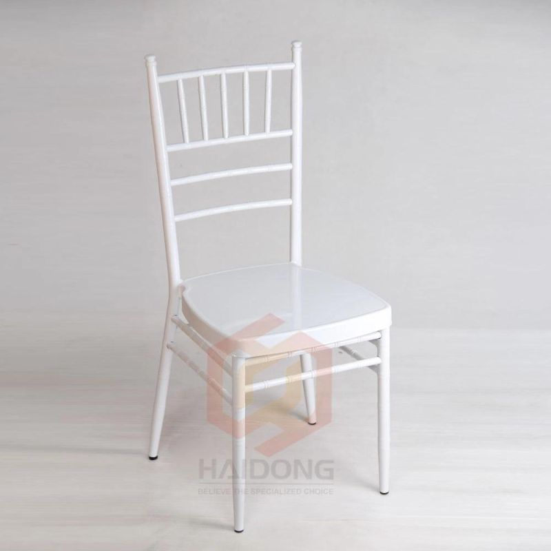 Wholesale Silver Color Aluminium Chiavari Banquet Dining Chairs