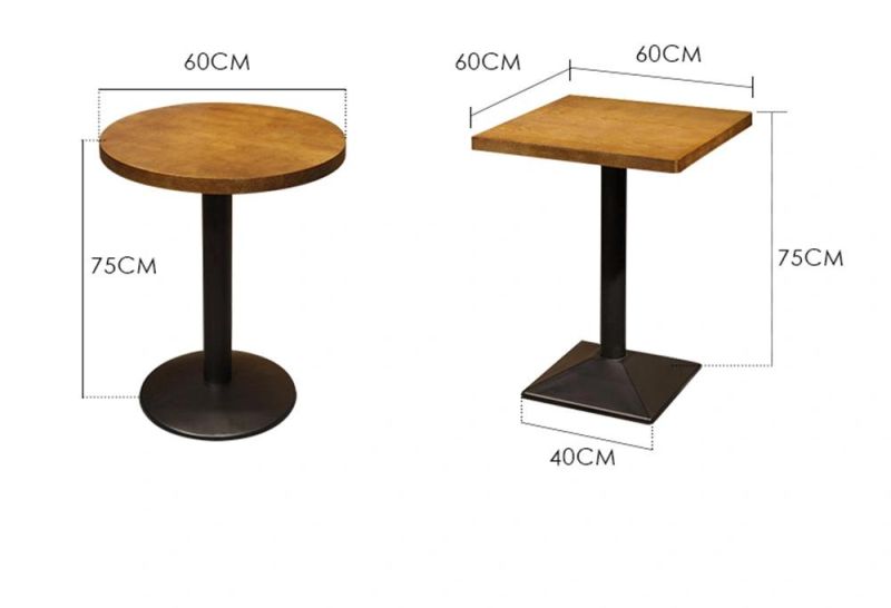 Modern Wooden Metal Table Chair Sofa Cafe Fast Food Restaurant Furniture