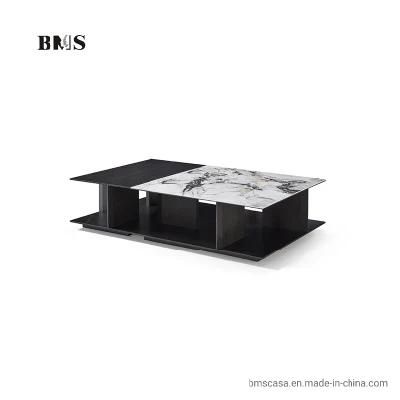 China Home Furniture Living Room Modern Coffee Table with Sintered Stone Top
