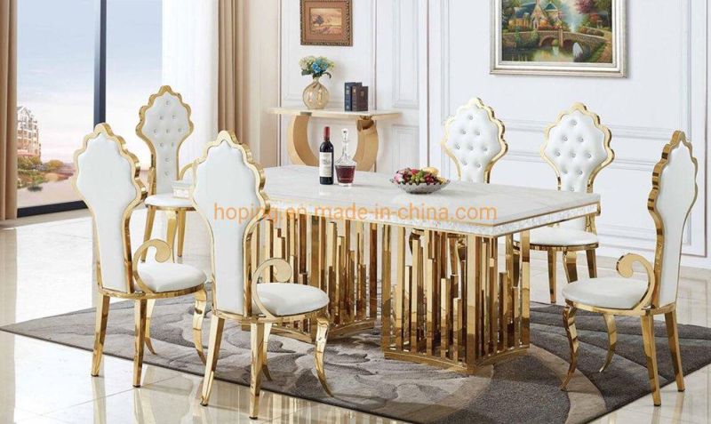 Modern Stainless Steel Furniture Chanel Chair Decoration Metal Table Chair Dining Room Chairs  High Quality Factory Price Wedding Chair Tiffany Chair