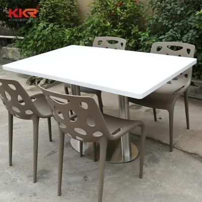 Artificial Stone Solid Surface Bar Table Restaurant Dining Chairs and Tables