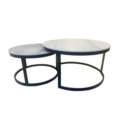 Nordic Simple Small Family Letter Combination Round Tea Table