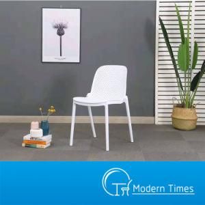 Modern Minimalist Style Refreshing and Breathable PP Living Room Dining Chair Outdoor Dining Chair