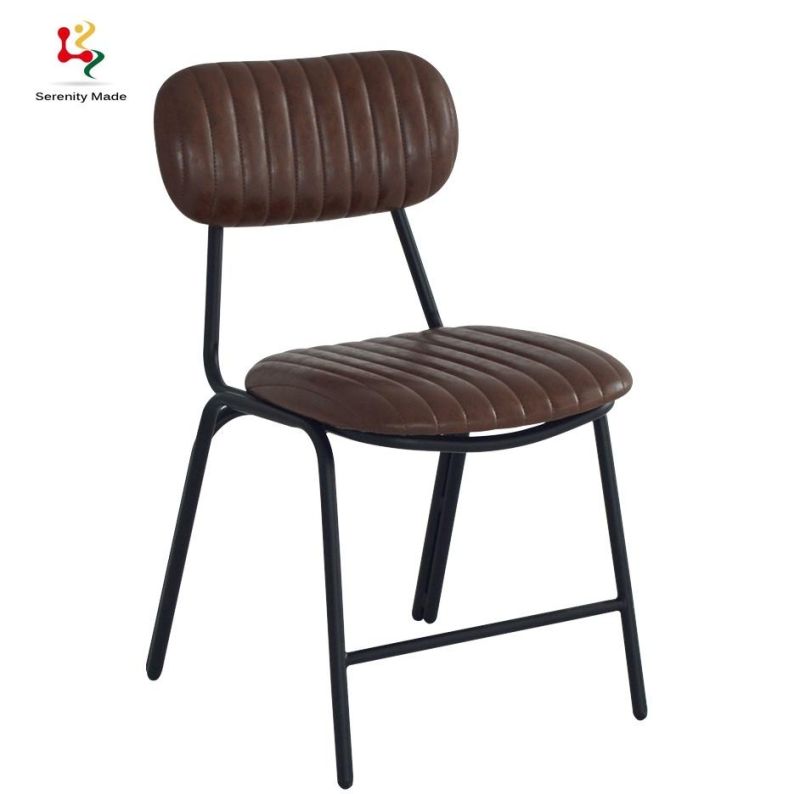 Dark Brown Color Stain Resistant and Durable Commerical Restaurant Dining Chair