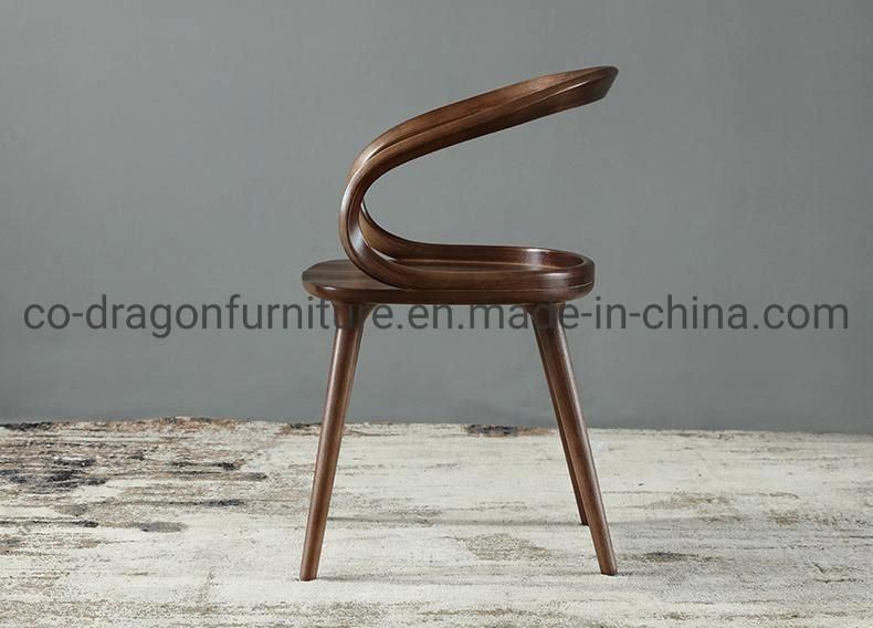 Modern Fashion Dining Furniture Solid Wood Dining Chair with Arm