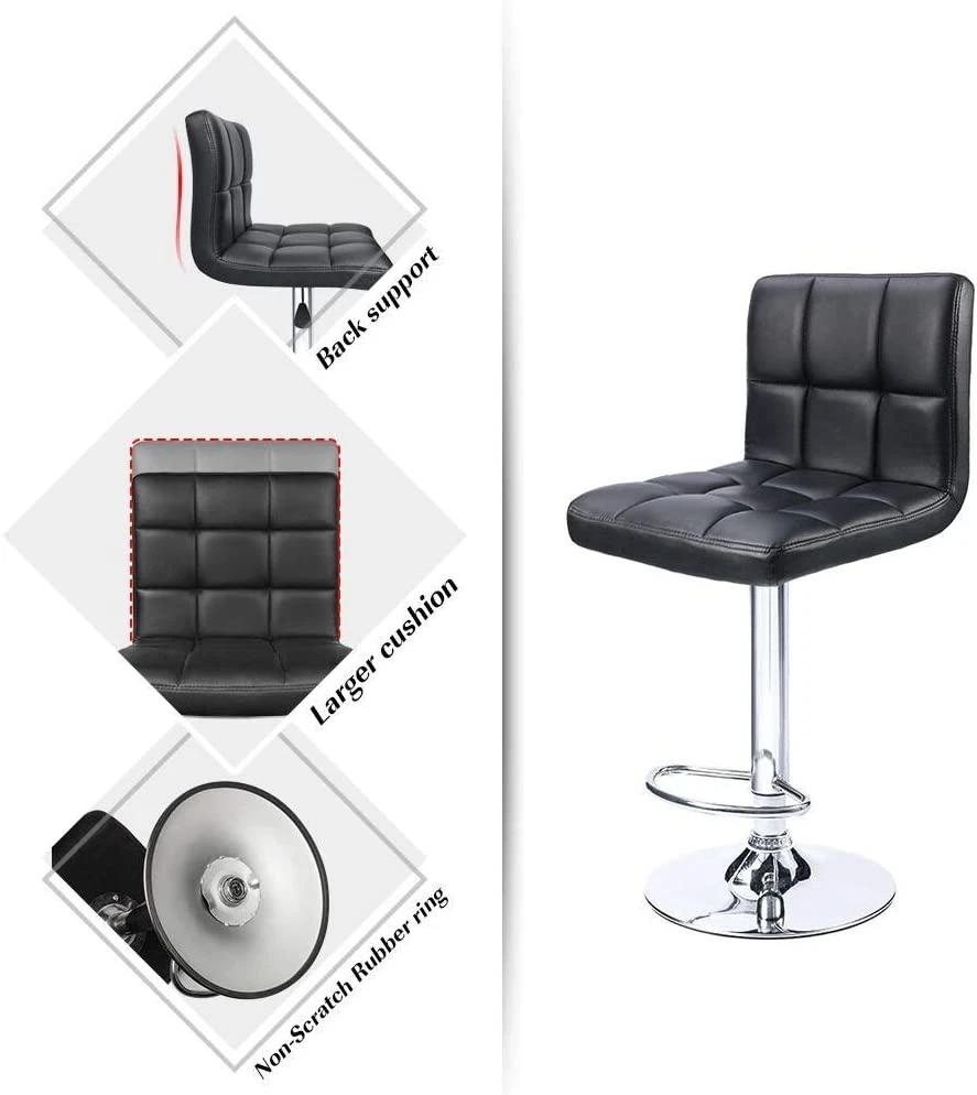 Bar Furniture Lift and 360 Degree Swivel PU Bar Stool